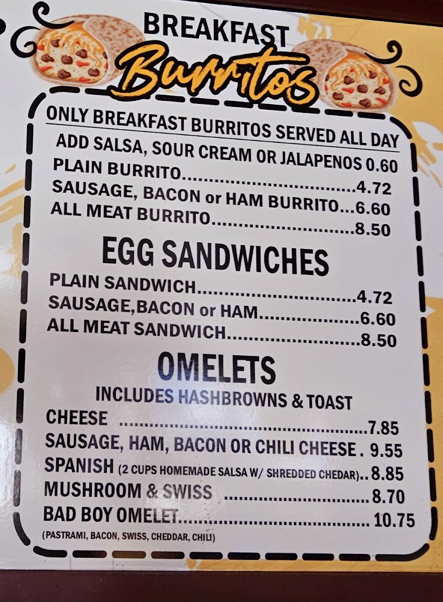 Cowboy burger Menu - Image 3