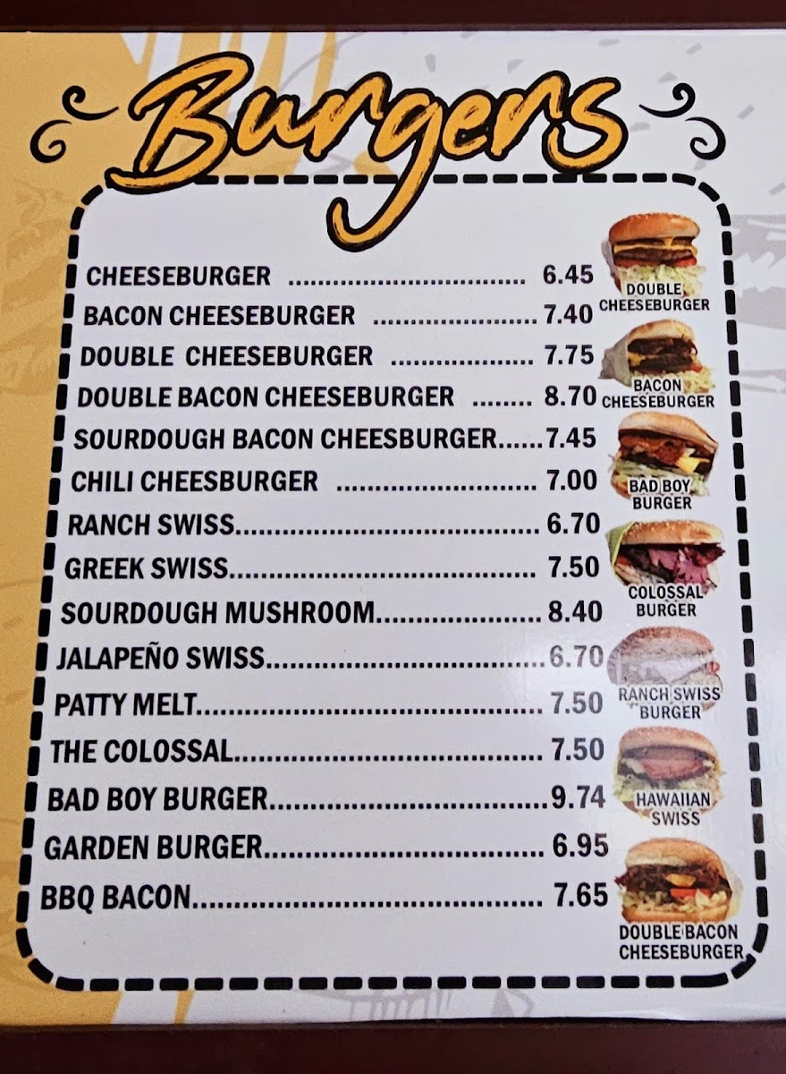Cowboy burger Menu - Image 4